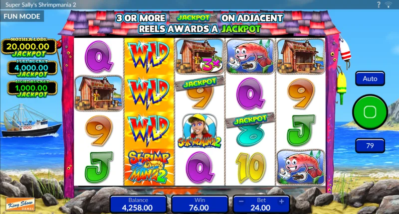Super Sally's Shrimpmania 2 - Expanding Symbol ขยาย Wild ไปทั่วทั้งวงล้อ